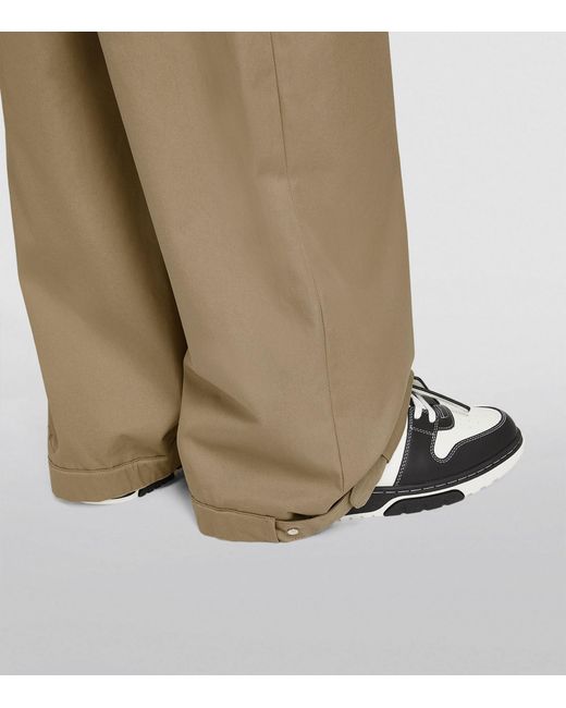 Off-White c/o Virgil Abloh Natural Wide-leg Cargo Trousers for men