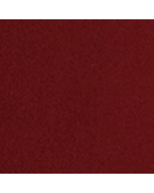 Max Mara Red Virgin Wool Belted Coat