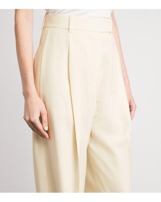 Rohe White Virgin Wool Daria Trousers