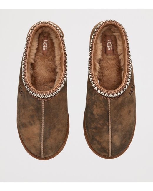 Ugg Brown Suede Tasman Baxter Slippers for men