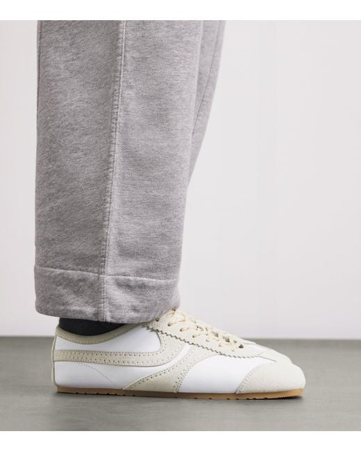 Dries Van Noten White Suede Dustin Sneakers