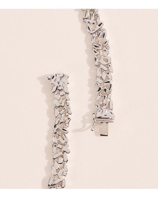 Suzanne Kalan Natural And Diamond Classic Tennis Necklace