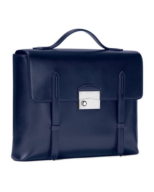 Montblanc Blue Leather Meisterstück Neo Briefcase