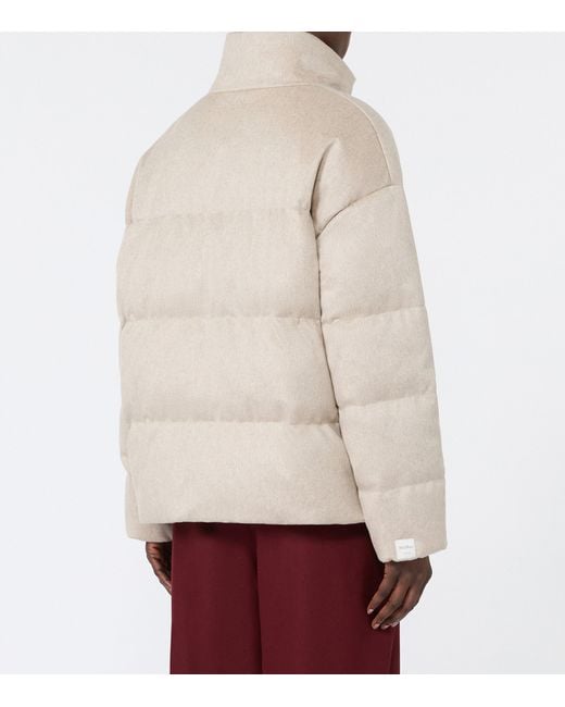 Max Mara Natural Cashmere Puffer Coat