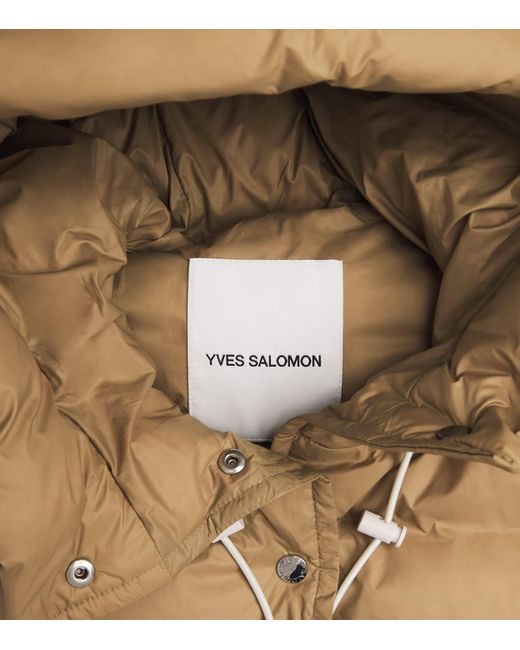 Yves Salomon Natural Down Padded Technical Hood