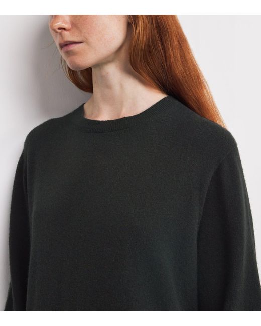 The Row Black Loter Cashmere Maxi Dress