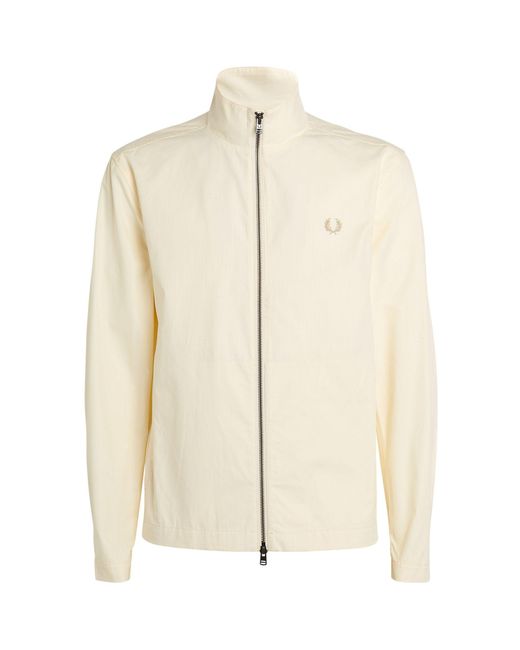 Fred Perry Natural Cotton Ripstop Track Jacket for men