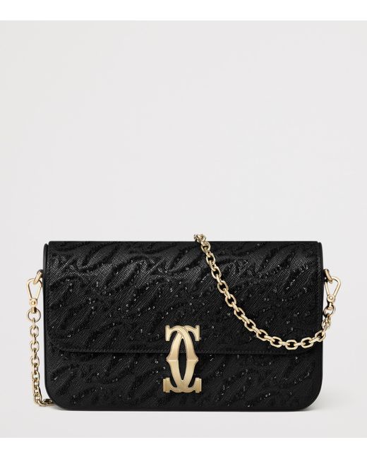 Cartier Black Mini C De Chain Bag