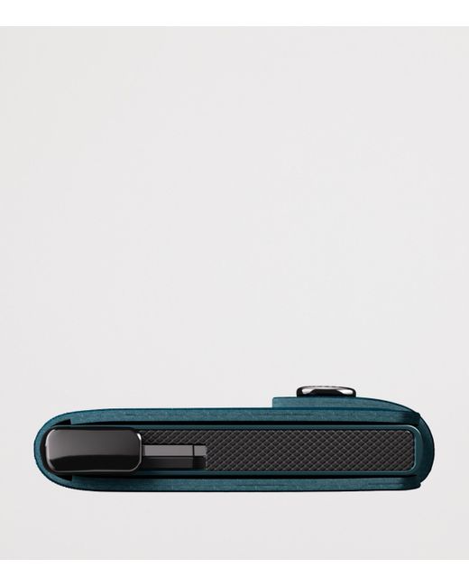 Secrid Blue Basco Leather Miniwallet for men