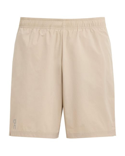 On Shoes Natural 7" Core Shorts for men