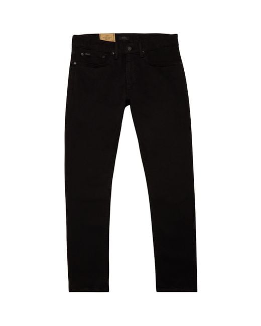 Polo Ralph Lauren Black Sullivan Slim Jeans for men