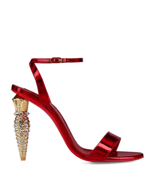 Christian Louboutin Lip Queen Sandals 100 in Red Lyst