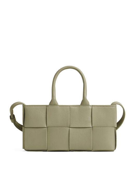 Bottega Veneta Green Mini East-west Arco Top-handle Bag