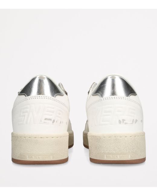 Golden Goose Deluxe Brand White Leather Ball Star 2 Sneakers for men