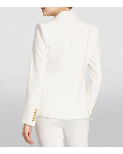 Veronica Beard White Miller Dickey Blazer