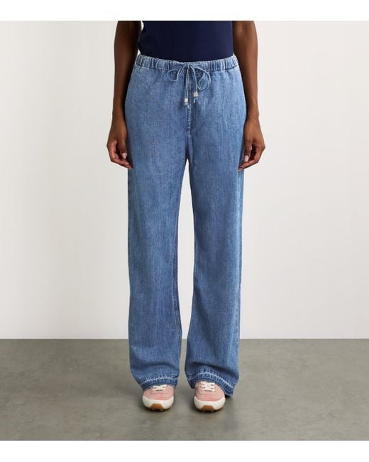 Rag & Bone Blue Ultra-Featherweight Denim Logan Sweatpants