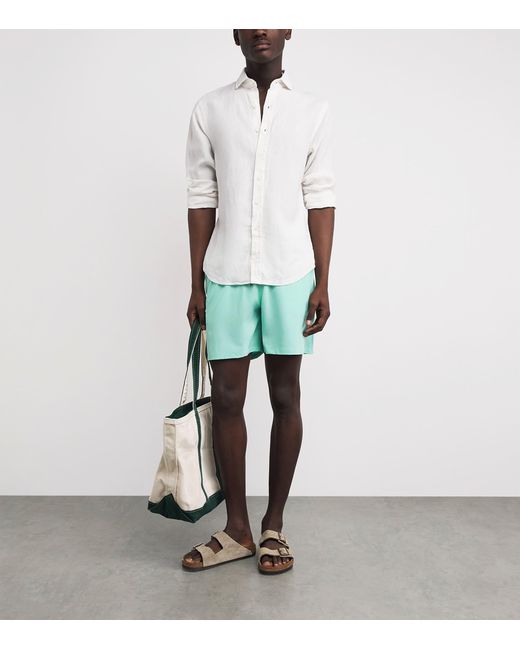 Polo Ralph Lauren Green Traveller Swim Shorts for men