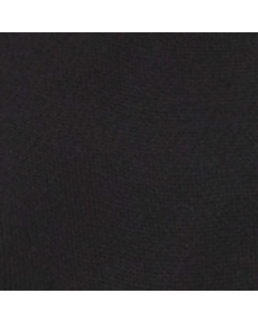 Doré Doré Black Soft Knit Cotton Logo Socks for men