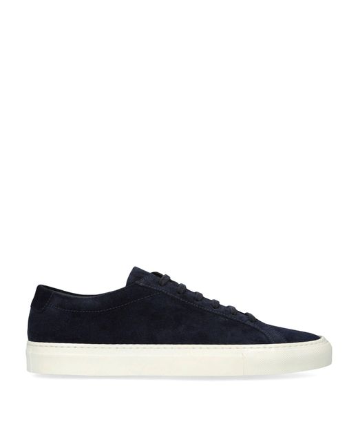 Common Projects Blue Suede Achilles Sneakers for men