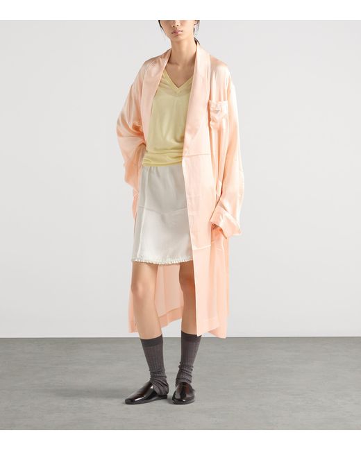 Prada Natural Cashmere-Silk Sweater