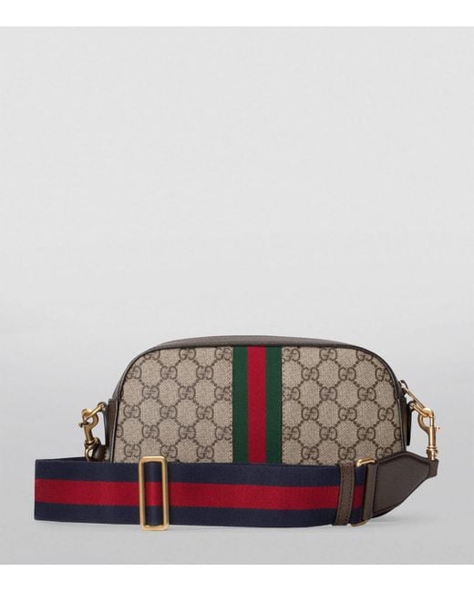 Gucci Brown Small Ophidia Gg Shoulder Bag