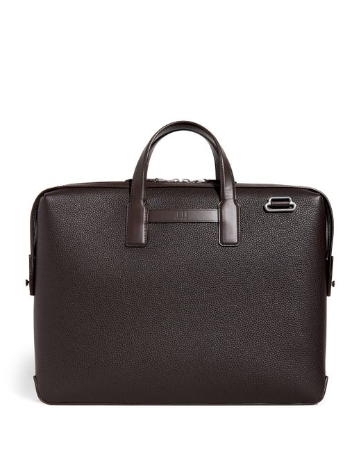 Dunhill Black Leather Harness Briefcase for men