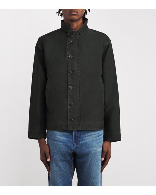 Ralph Lauren Black Double Rl Cotton N-1 Deck Jacket for men