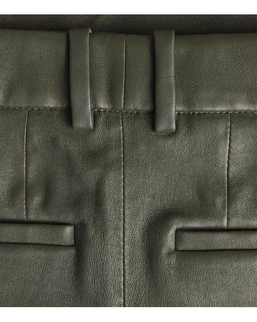 Joseph Gray Coleman Leather Trousers