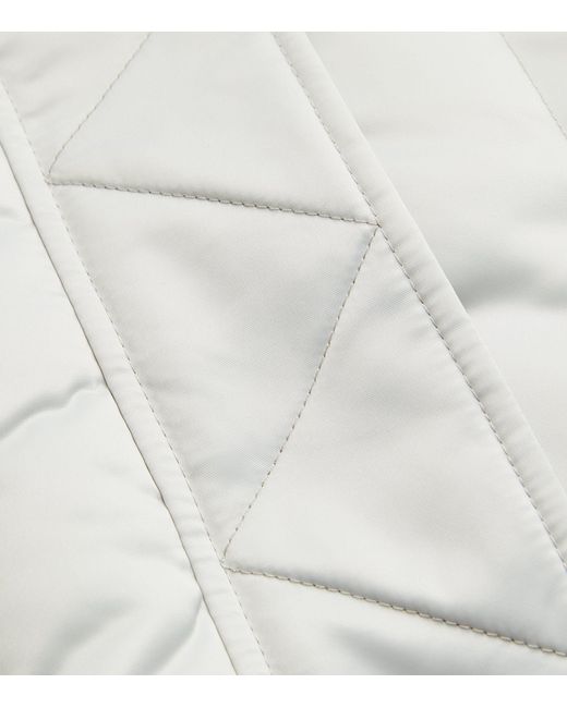 SHOREDITCH SKI CLUB White Hallie Puffer Jacket
