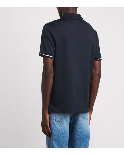 Pal Zileri Blue Cotton Polo Shirt for men