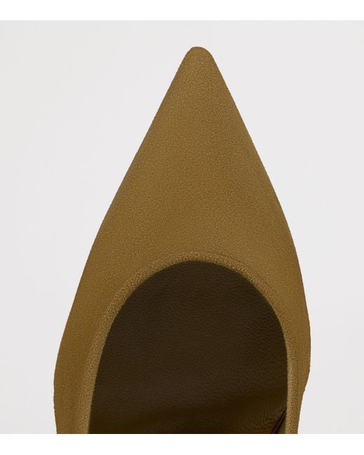 Christian Louboutin Natural Sporty Kate Velour Pumps 85