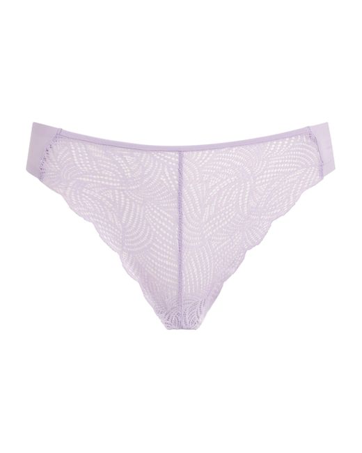 Chantelle Purple Softstretch Lace Briefs