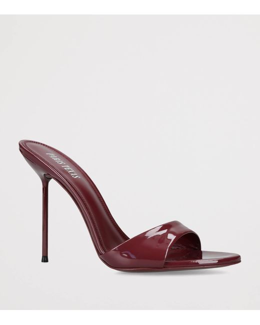 Paris Texas Pink Patent Leather Lidia Mules 105