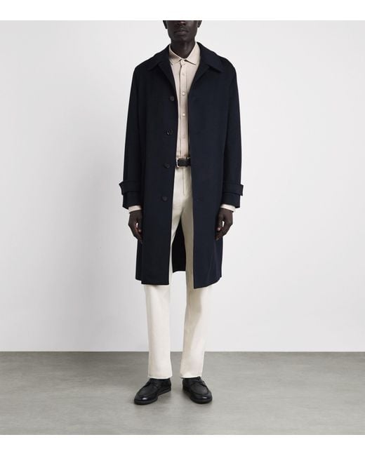 Colombo White Silk-Cotton Shirt for men