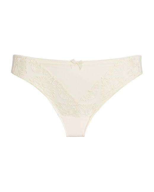 Chantelle White Champs Elysees Brazilian Briefs