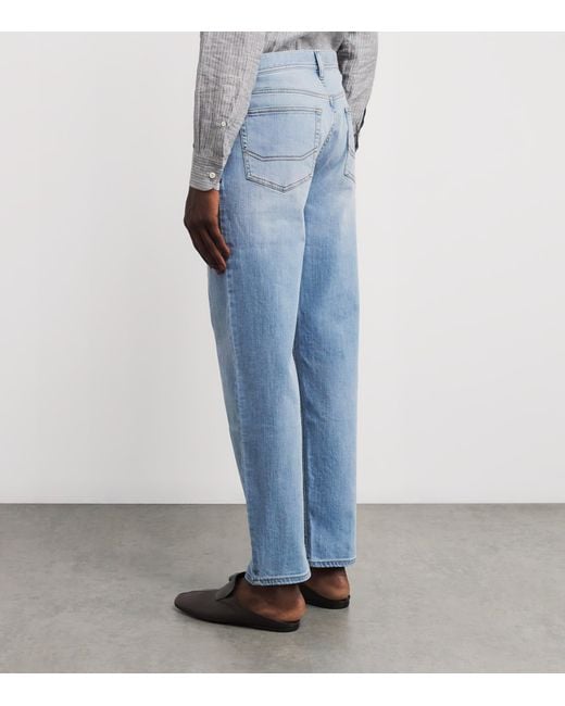Brioni Blue Merano Straight Jeans for men