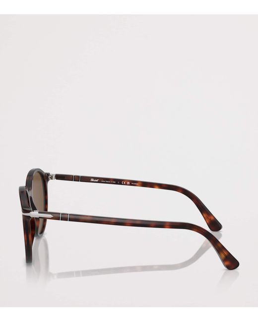 Persol Brown Round Phantos Sunglasses