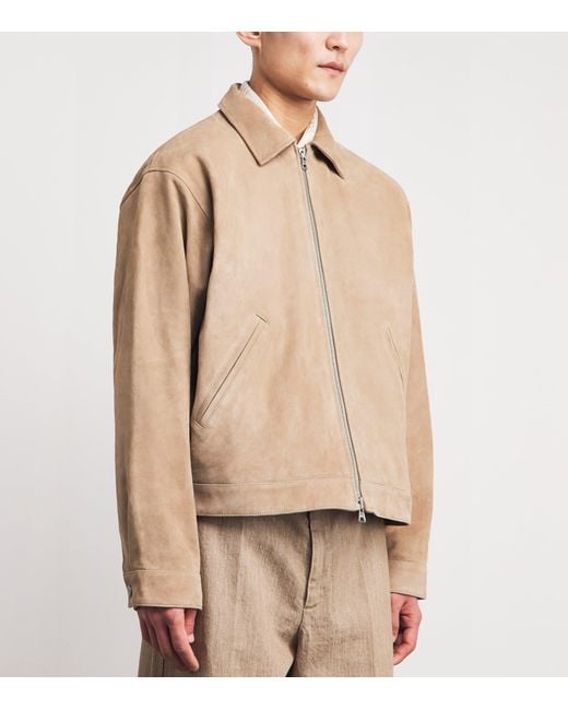 NN07 Natural Goat Suede Petrus Jacket for men