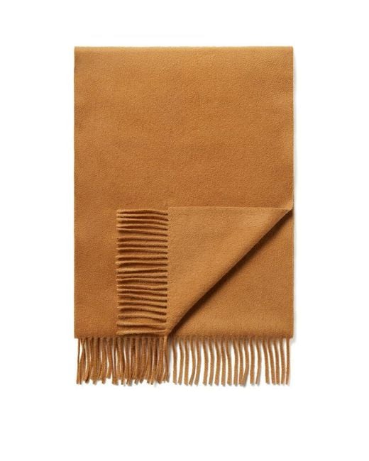 Zegna Brown Vicuña Scarf for men