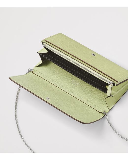Cartier Green Leather C De Chain Wallet
