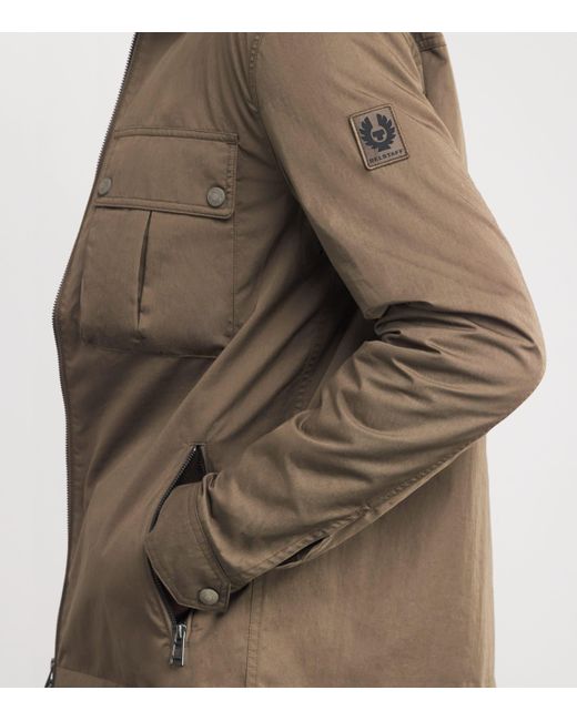 Belstaff Brown Water-Repellent Drome Overshirt for men