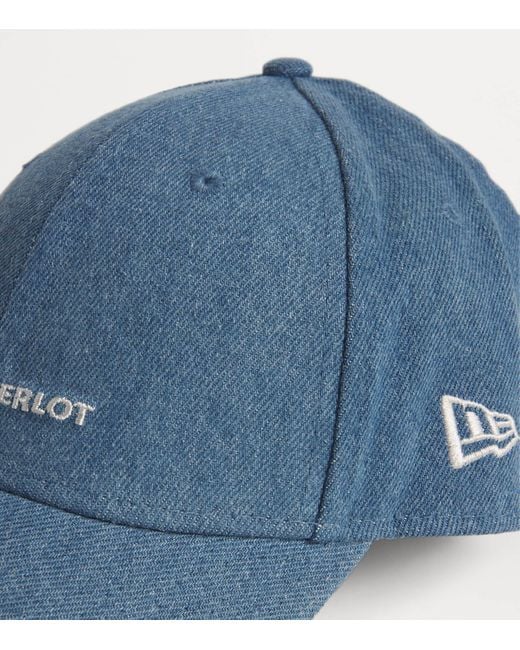 Claudie Pierlot Blue X New Era Denim Baseball Cap