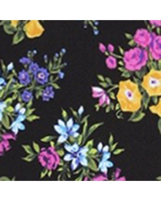 Dolce & Gabbana Black Floral Dg Logo Swimsuit