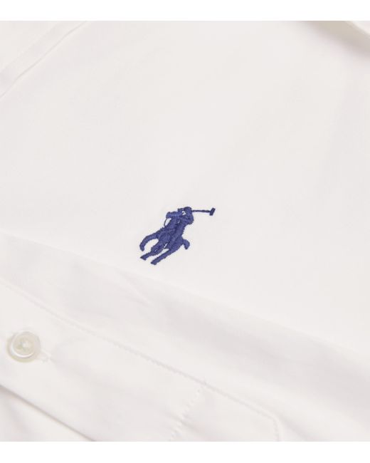 Polo Ralph Lauren White Polo Pony Long-Sleeve Shirt