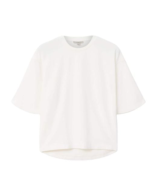 AllSaints White Organic Cotton Embroidered Amelie T-Shirt