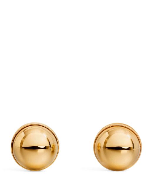 Alaïa Metallic Sphere Earrings