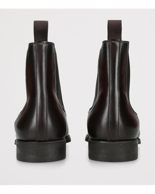 Magnanni Shoes Brown Suede Madison Chelsea Boots for men