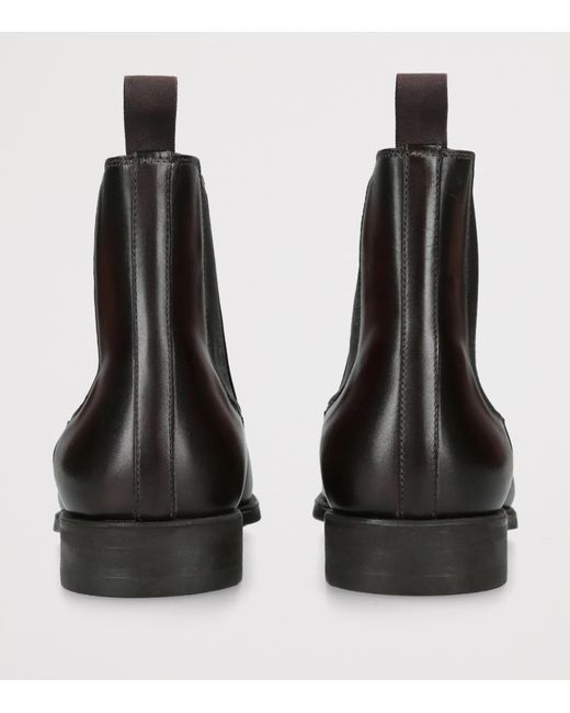 Magnanni Shoes Brown Suede Madison Chelsea Boots for men