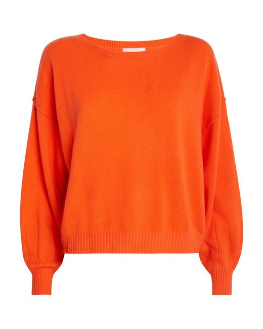 Crush Cashmere Abby Sweater in Orange | Lyst Canada
