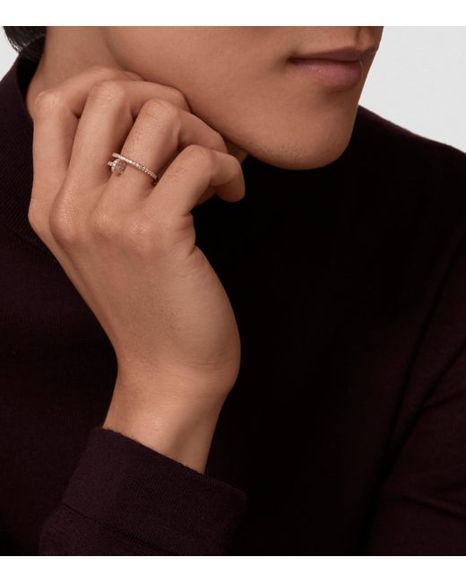 Cartier Metallic And Diamond Juste Un Clou Ring